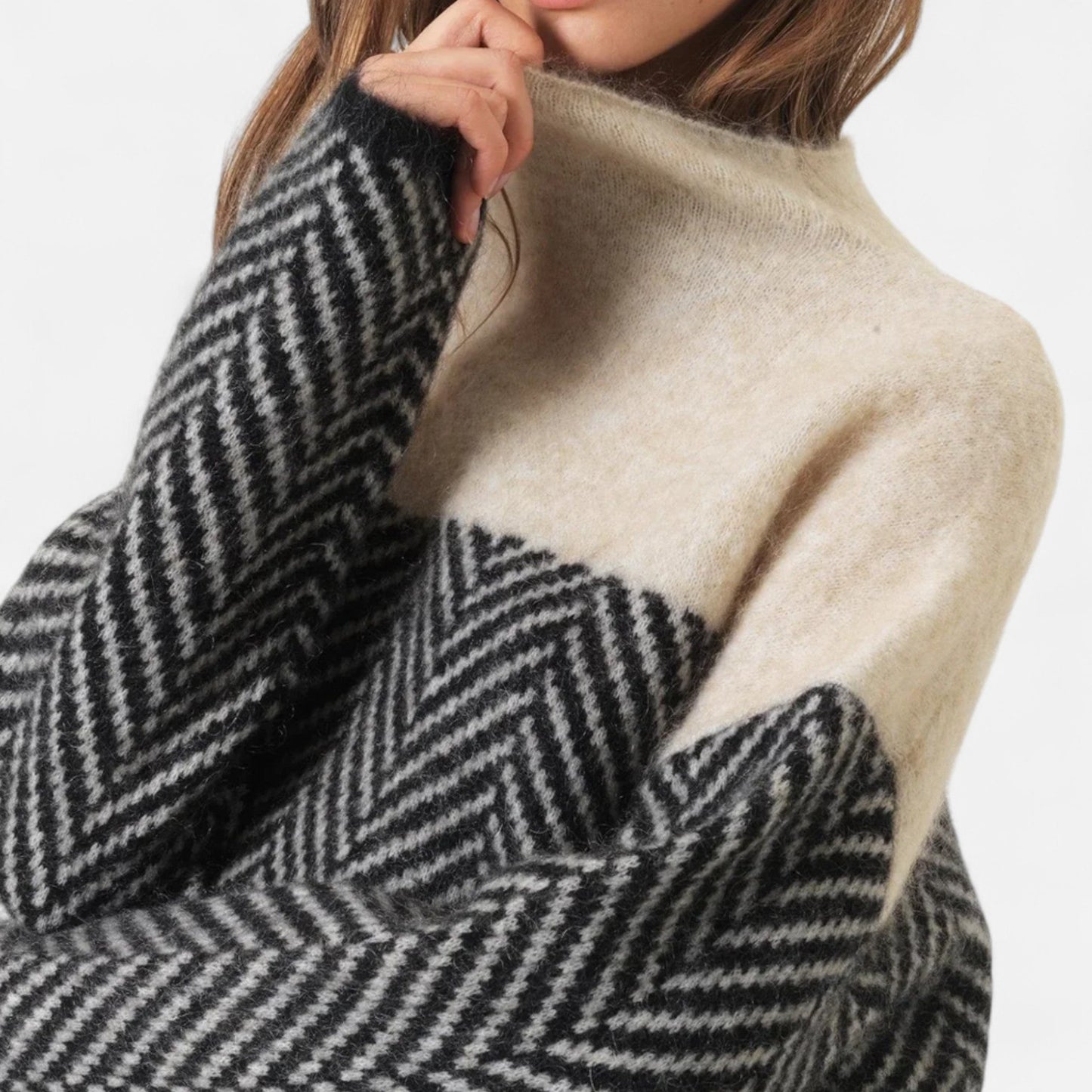 Suéter Mujer Cuello Alto Cachemira Premium