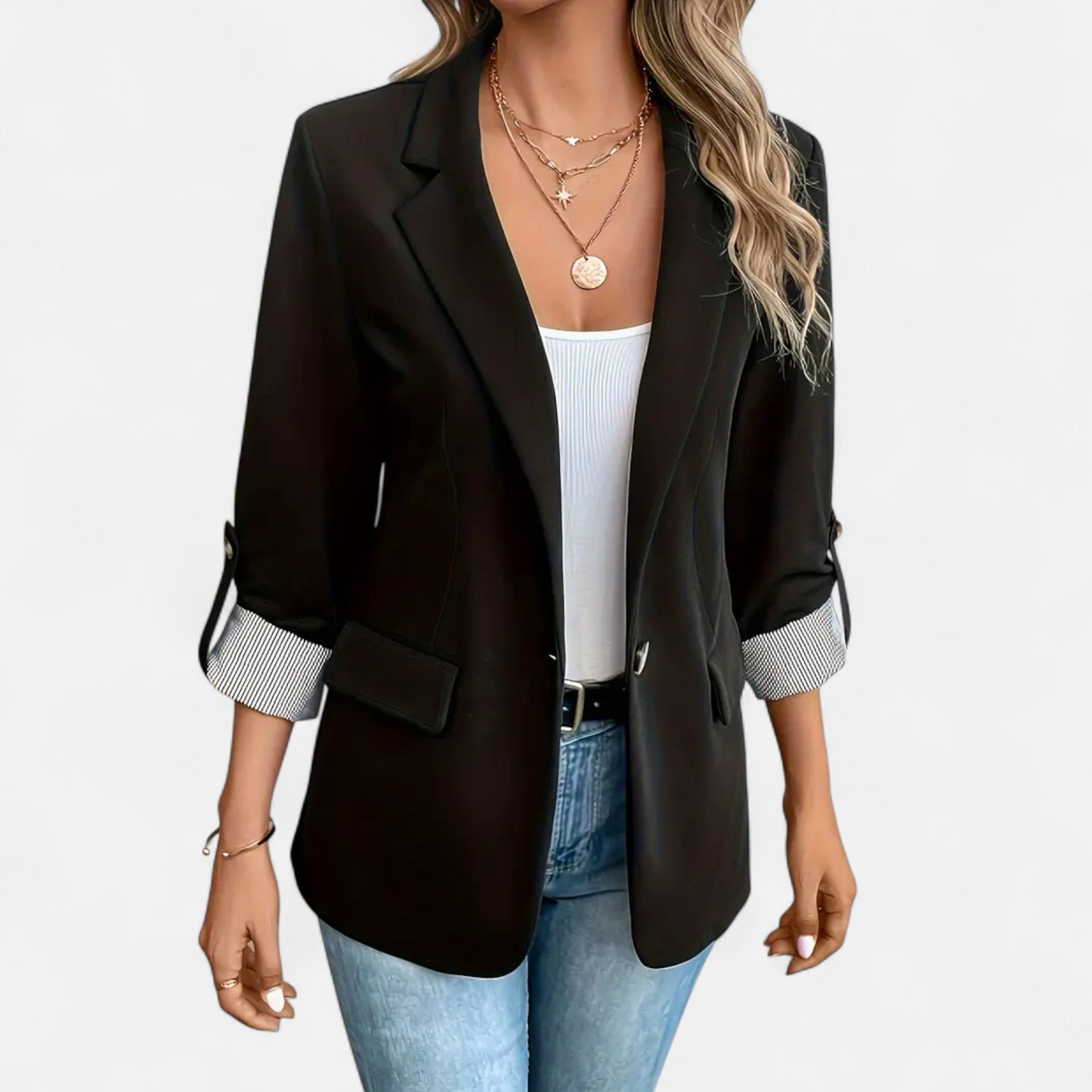 Blazer de Estilo Clásico para Mujer